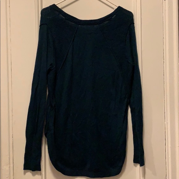 Light Weight Dark Green Sweater - Picture 3 of 5